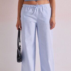Pacsun blue linen pants